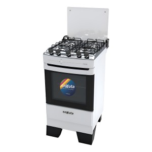 Cocina A Gas Enxuta Cenx27542w Con Grill Electrico Blanco