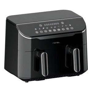 Freidora Sin Aceite Air Fryer Rotel Dual Canastos 4 + 4 Lt