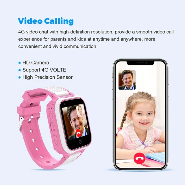 Reloj Inteligente Niños Localización Cámara Gps 4g S O S - Imagen 8