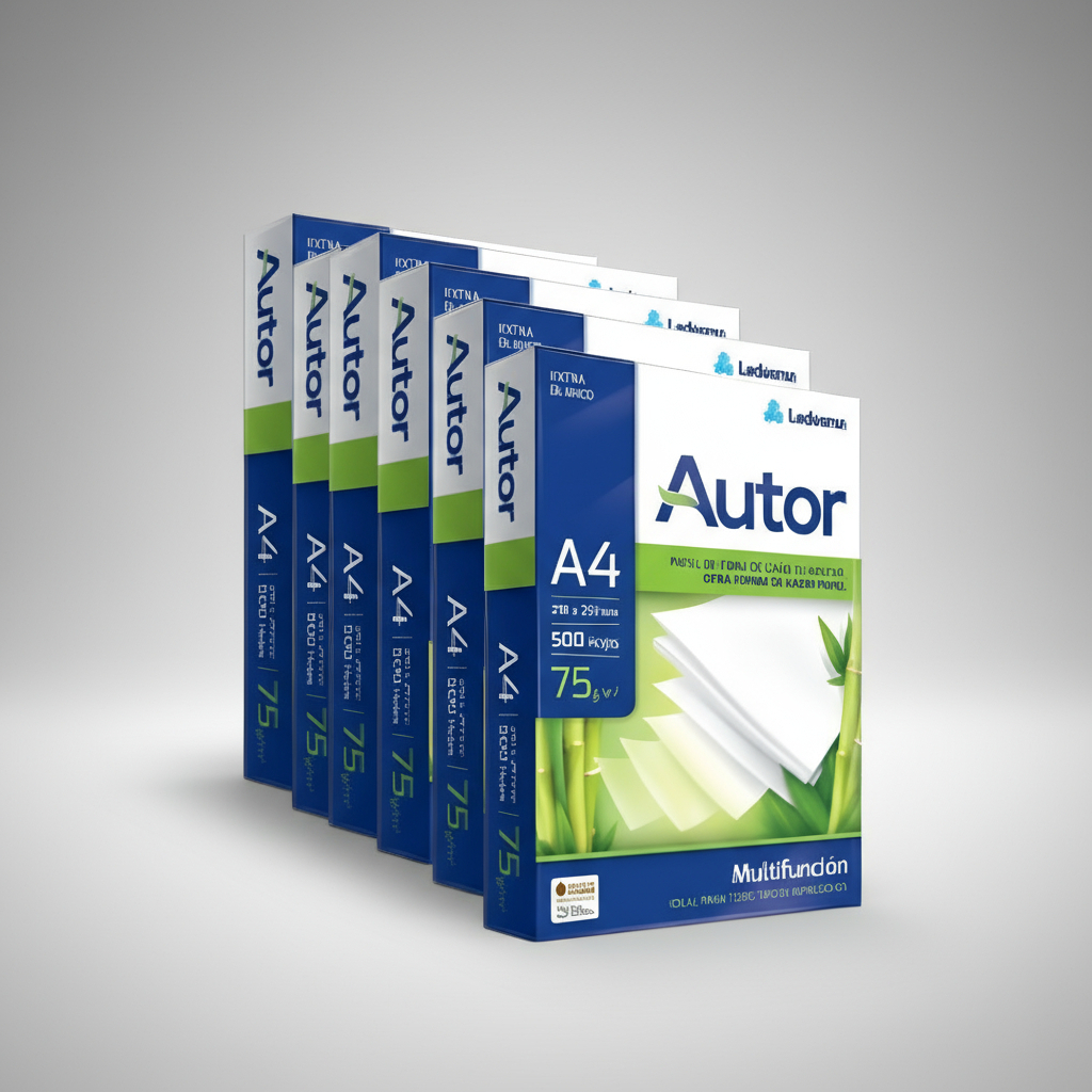 Autor A4 Multifunción De 500 Hojas De 75g Blanco De 5 Unidades Por Pack - Imagen 9