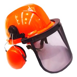 Casco Forestal Shimaha Con Visor - Alta Resistencia