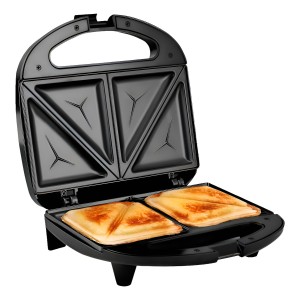 Sanguchera Doble Negra Moderna Antiadherente