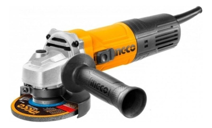 Amoladora Angular 4 1/2 900w Ingco Ag90028 Color Naranja Frecuencia 50 Hz/60 Hz - Imagen 3