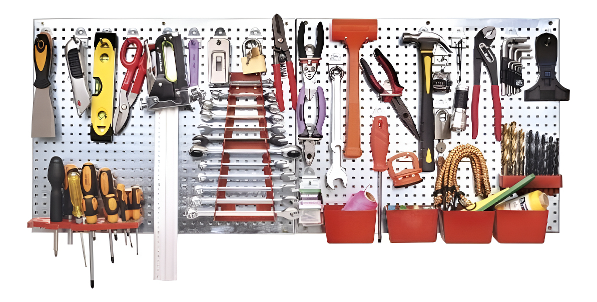 Panel Tablero Organizador De Herramientas Equus 34 Piezas!