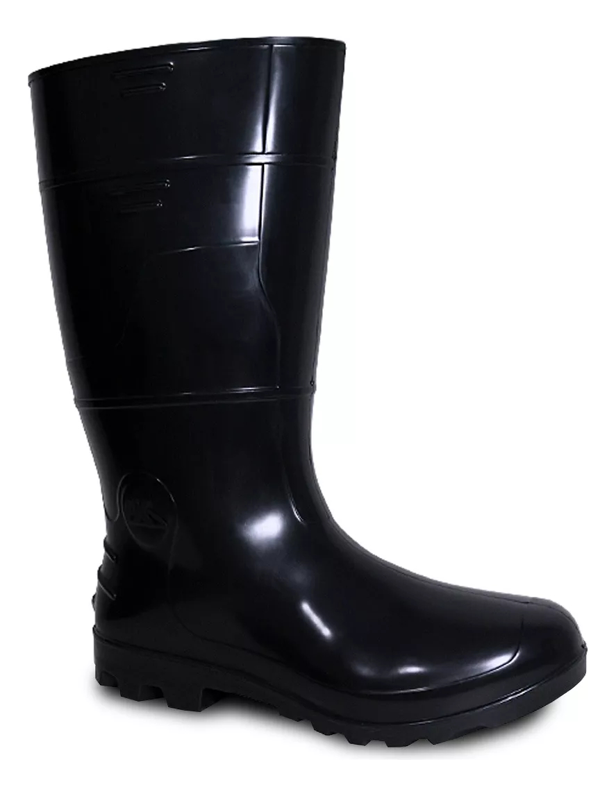 Botas Para Lluvia Y Trabajo Pvc Negro Shimaha