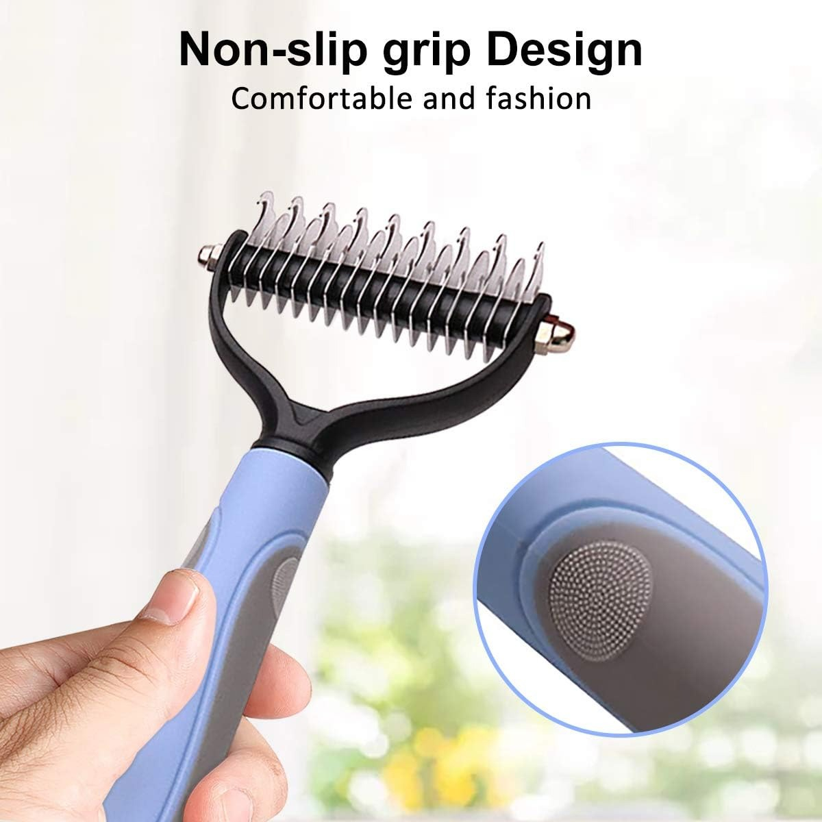 Deslanador Peine Cepillo Mascota Profesional Perros Gatos - Imagen 4