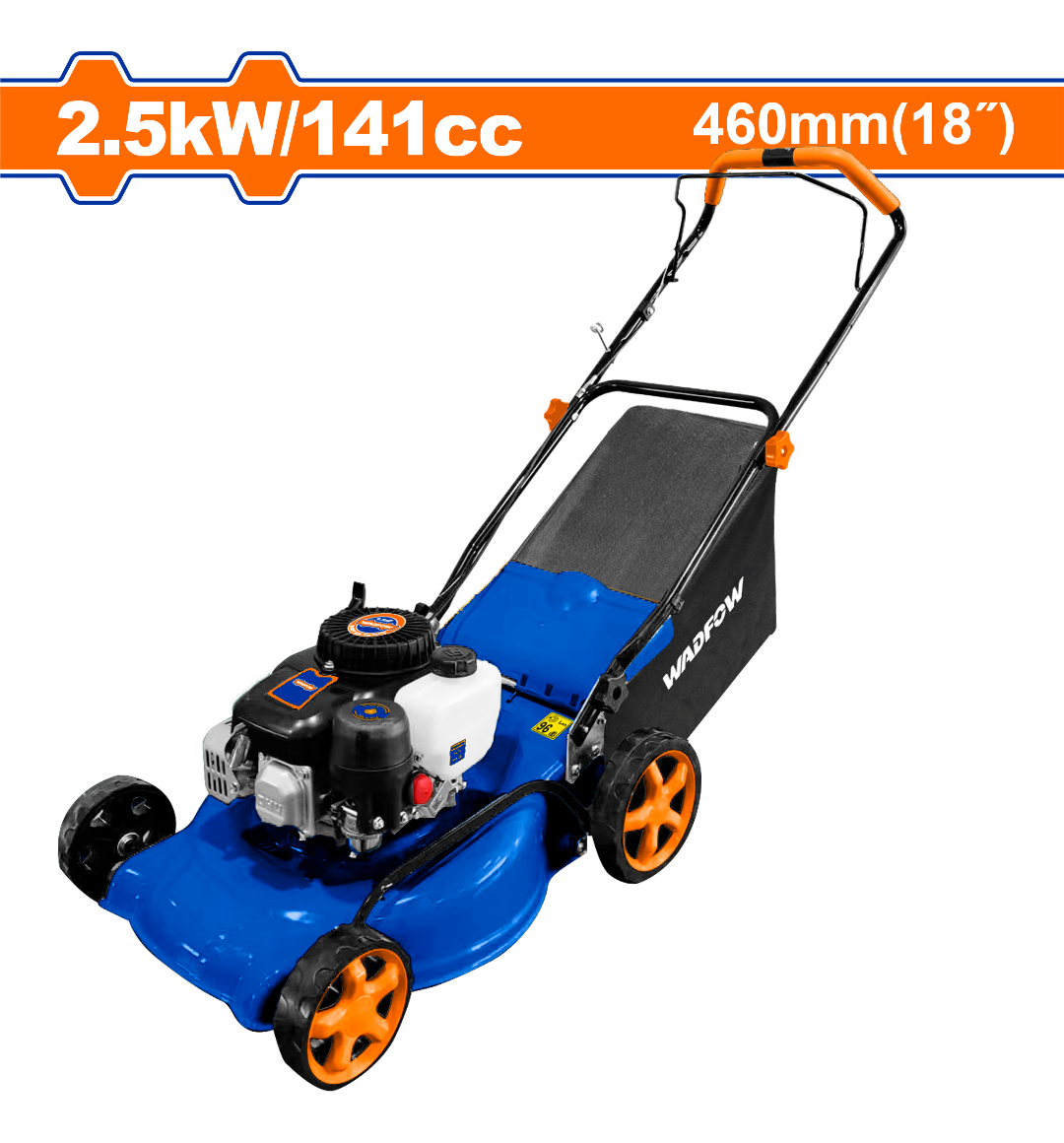 Corta Cesped A Gasolina 2.5kw 141cc 18 Wadfow Wgm3a18 - Imagen 3