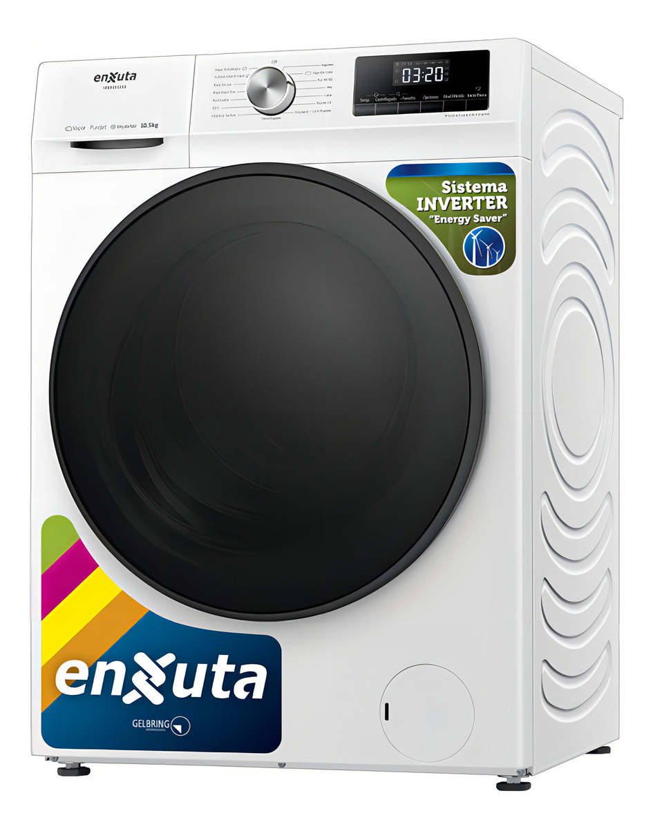 Lavarropas Enxuta Lenx161050 Inverter Blanco 10.5kg Js Ltda - Imagen 2