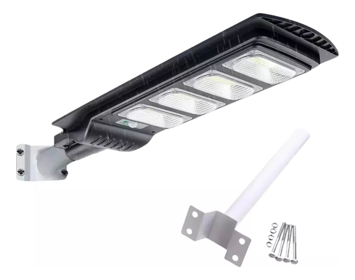 Foco Solar Led 200w Control Soporte Sensor Japón - Imagen 2