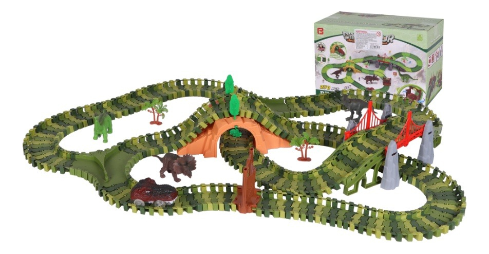 Pista Flex Dinosaurio - 270 Piezas - Imagen 4