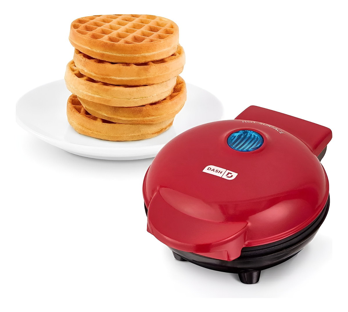 Mini Waflera Eléctrica Antiadherente