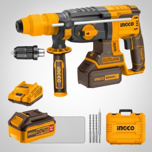 Rotomartillo A Bateria 20v P20s 26mm 4 Funciones C Adaptador