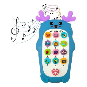 Celular De Juguete Teléfono Infantil Didactico Luz Y Sonido