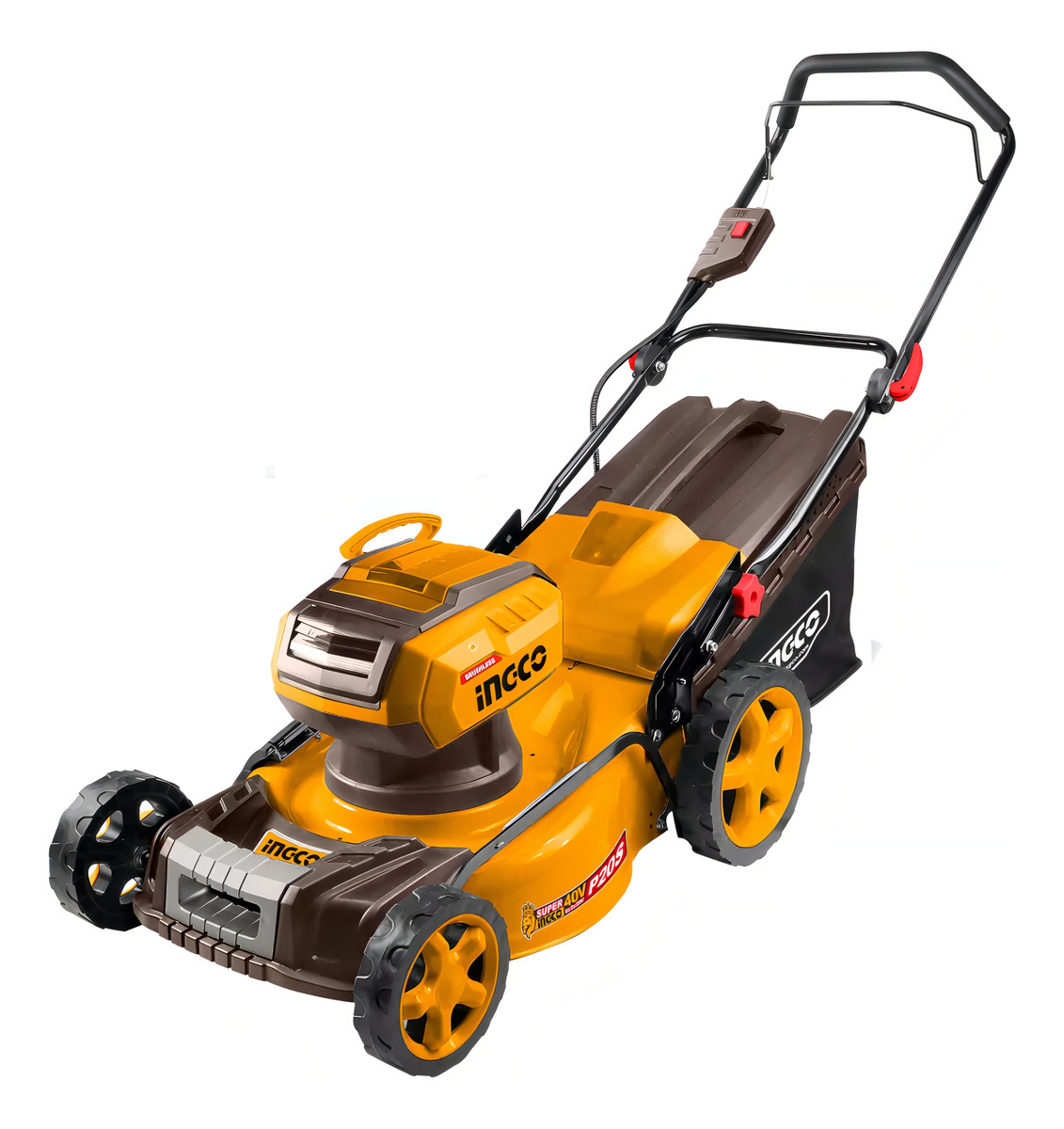 Cortadora Cesped 18 Lmli20185 Ingco Color Amarillo