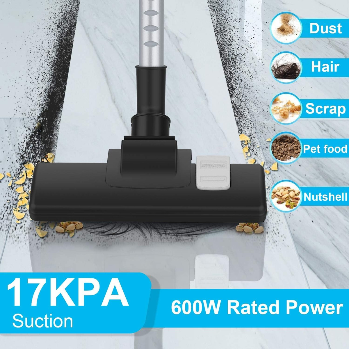 Aspiradora Vertical De Mano Profesional Muy Potente - Imagen 2