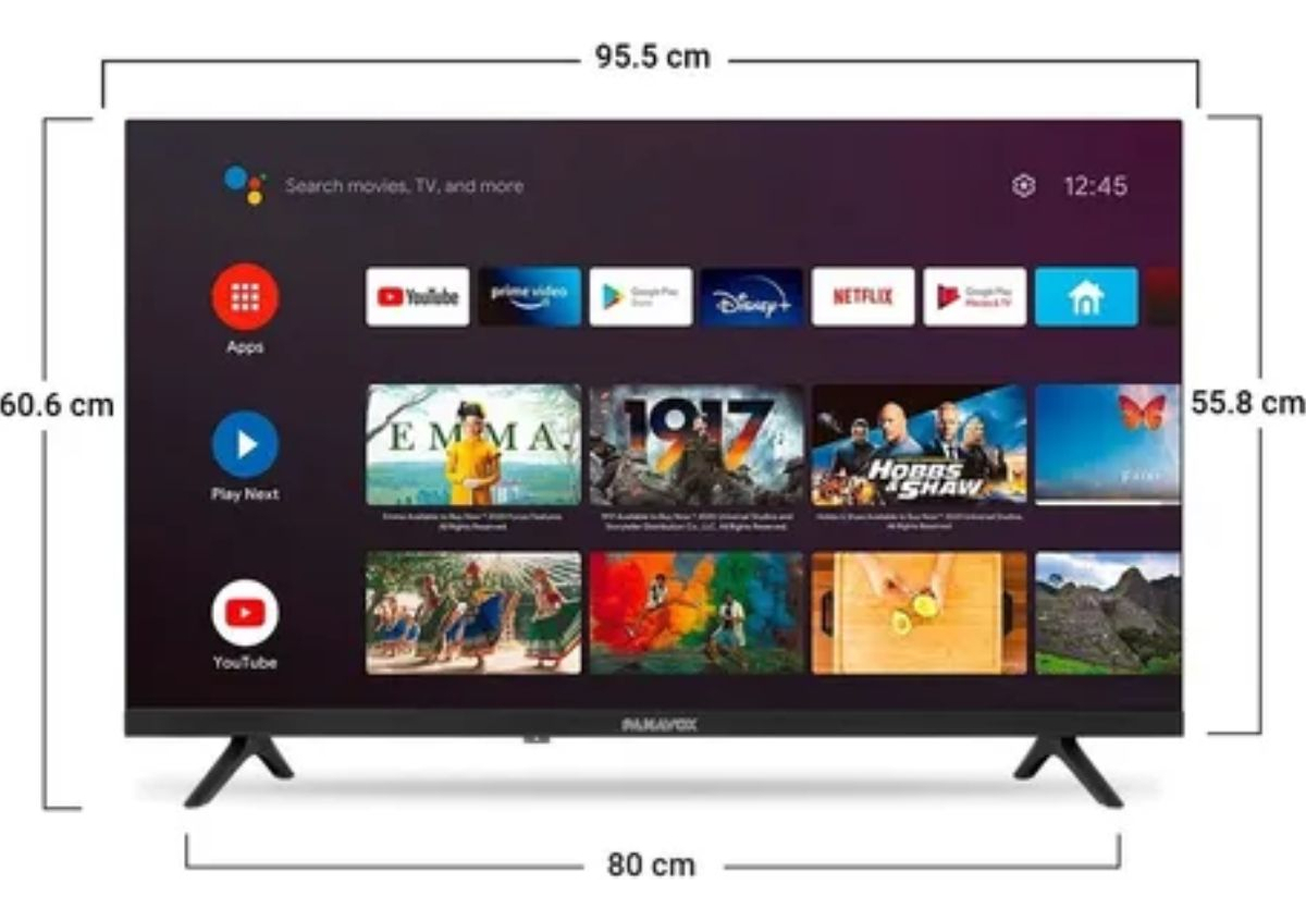 Tv 43 Smart Led Panavox Quad Core Usb Hdmi Wifi - Imagen 2