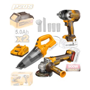 Combo Llave De Impacto A Bateria 1/2 850nm Brushless 20v