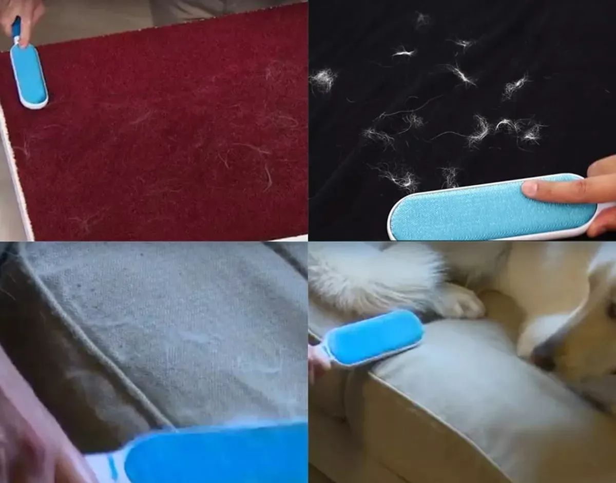 Cepillo Removedor Pelos Mascota Gato Perro Autolimpiante - Imagen 7