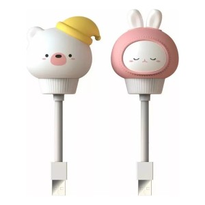 Veladora Usb Luz De Noche Dormitorio Dormir Bebe/niño