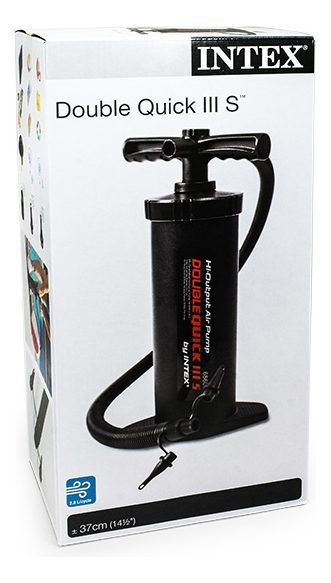 Inflador Doble Accion 37cm Intex Lh-3250 Color Negro - Imagen 5