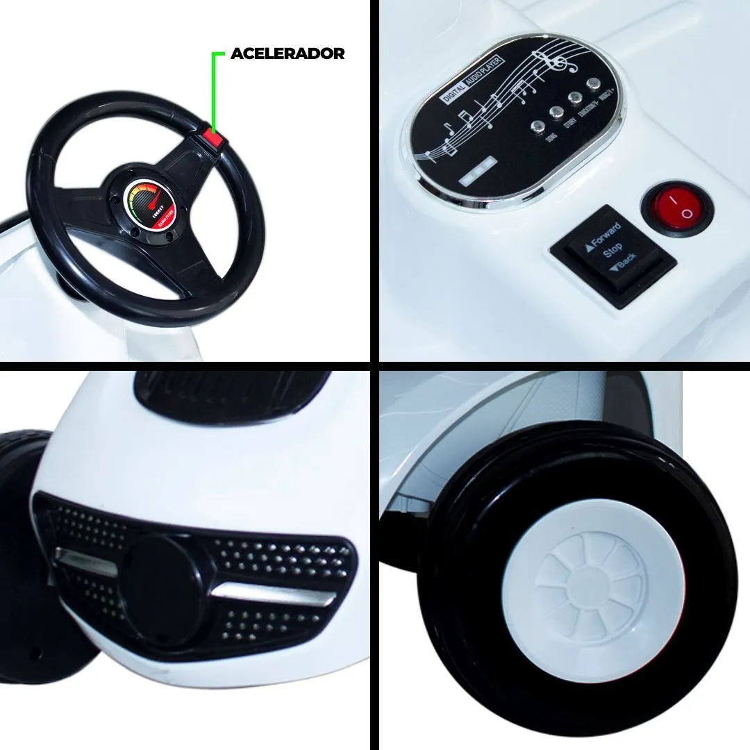 Auto A Batería Go Kart Karting Con Luces Y Sonidos - Imagen 6