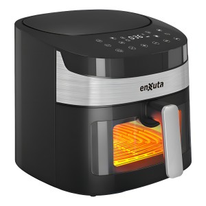 Freidora Sin Aceite Digital Enxuta 1800w Con Visor 6.5l