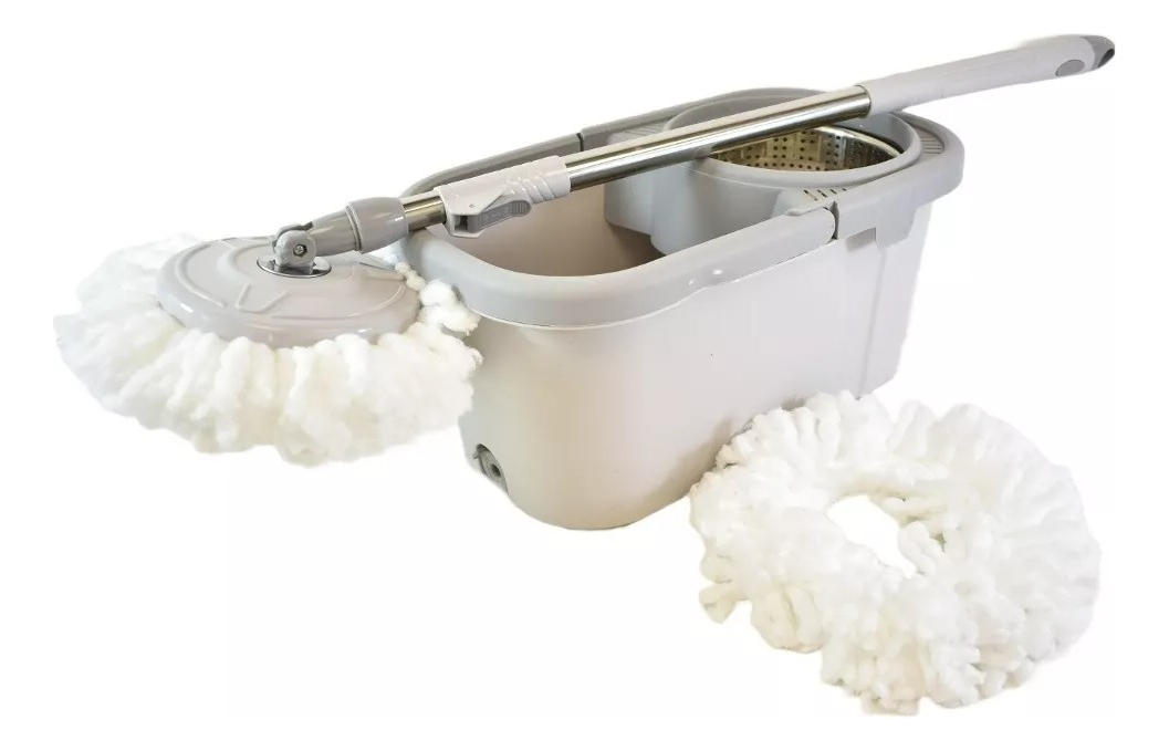 Balde Mopa Giratorio Centrifuga/acero+2 Paños Reforzada-1987 - Imagen 9