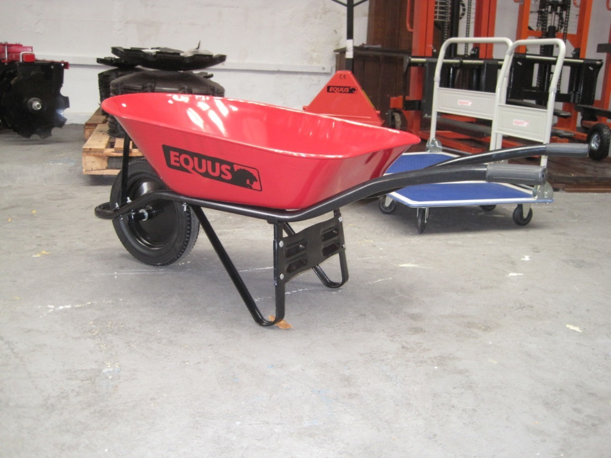Carretilla Equus 75l Reforzada Rueda Solida 150 Kg - Imagen 7