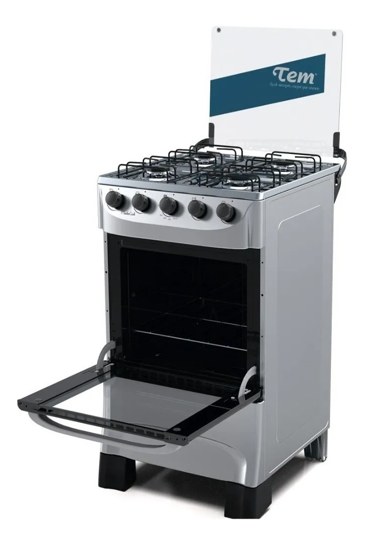 Cocina A Gas Tem Aniversario 4 Hornallas Gris Tipo De Conexión Gas Envasado - Imagen 2