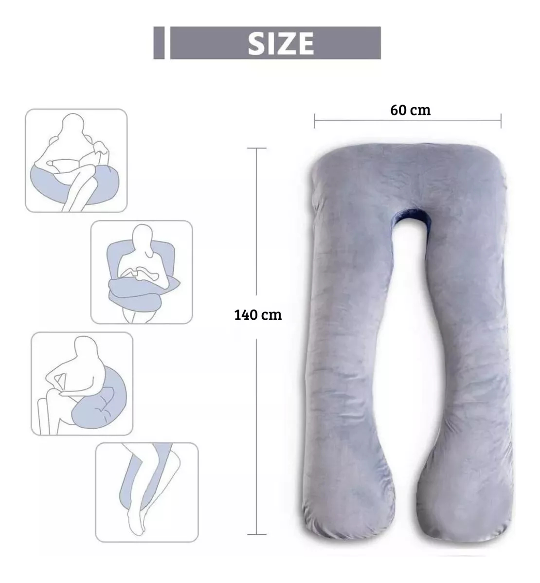 Almohadon Maternal- Dolor De Espalda -ciatico-embarazo - Imagen 4