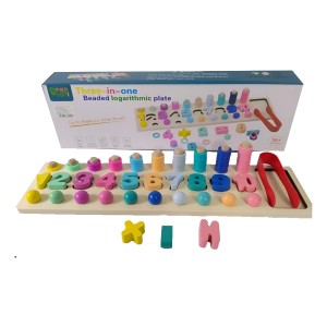 Encastre Tablero Aprendizaje De Madera 46 X 14 X 6.5 Cm Tguy