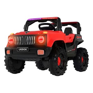 Auto Tipo Jeep Todoterreno A Batería Con Luz Niño Niña