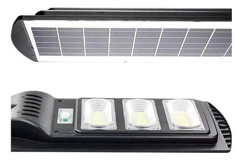 Foco Solar Led 200w Control Soporte Sensor Japón - Imagen 3
