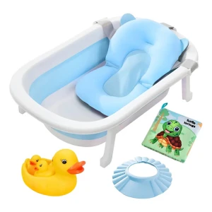 Bañito Bebé Plegable Con Colchon Baby Splash Y Accesorios