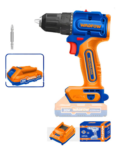 Atornillador 20v A Bat P20s Brushless C/ 1 Bat Y Carg Wadfow