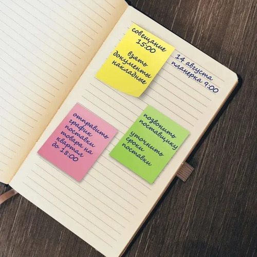 Block Notas Adhesivas Post-it 38 X 51mm Tres Colores X12 - Imagen 2