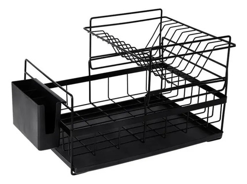 Escurridor Secaplatos Un Nivel Y Medio De Metal