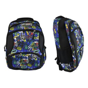 Mochila Escolar 4 Bolsillos Con Diseños Impermeable Niño