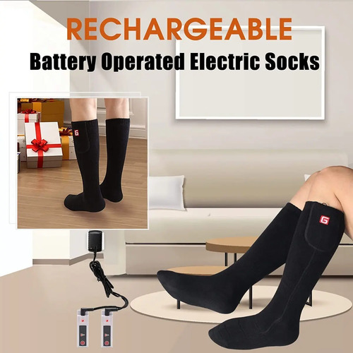 Medias Calcetines Térmicosa Calefactables A Bateria Tgouy - Imagen 6