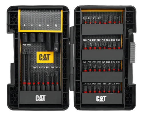 Set 45 Piezas De Puntas Para Atornillar Cat