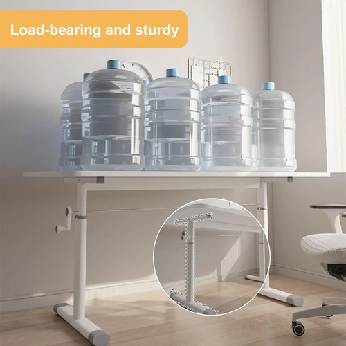 Escritorio Mesa Elevable Manual Gamer Maxima Comodidad - Imagen 6