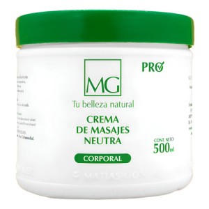 Crema Neutra Para Masajes Matías González - Pote 500cc