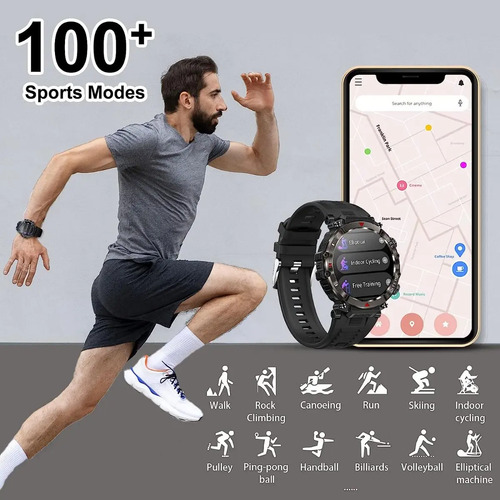 Reloj Inteligente Adod iPhone 5 Atm Smartwach Sumergible - Imagen 5