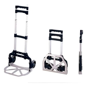 Carro De Mano Plegable Aluminio 75kg Mango Expandible 2 Rued