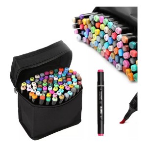 Marcadores Doble Punta Touch De Punta Doble Pack X80