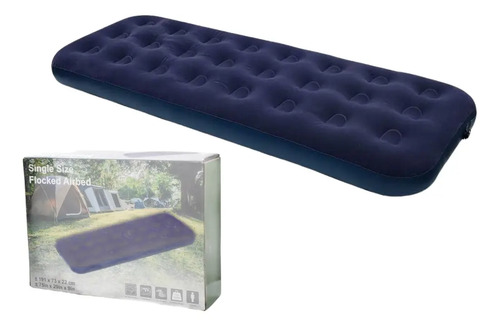 Colchón Inflable 1 Plaza 191x73x22cm Pvc Resistente