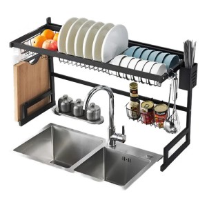 Escurridor De Platos Vasos Acero Inoxidable Premium 85cm