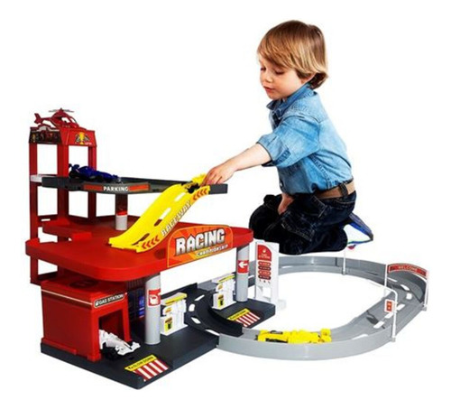 Parking De Juguete Con Vehiculos Y Pista 29 Piezas - Imagen 2