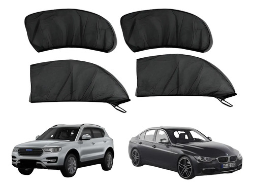 Parasol Cubre Ventana Lateral Auto Universal Pack X4