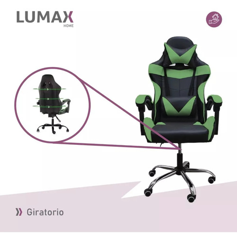Silla Gamer Lumax Modelo Rom Multiples Colores - Imagen 41